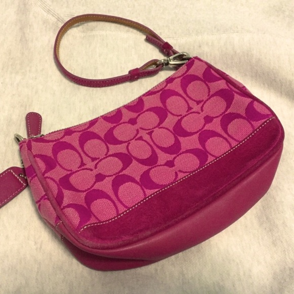 Coach Small Hot Pink Handbag